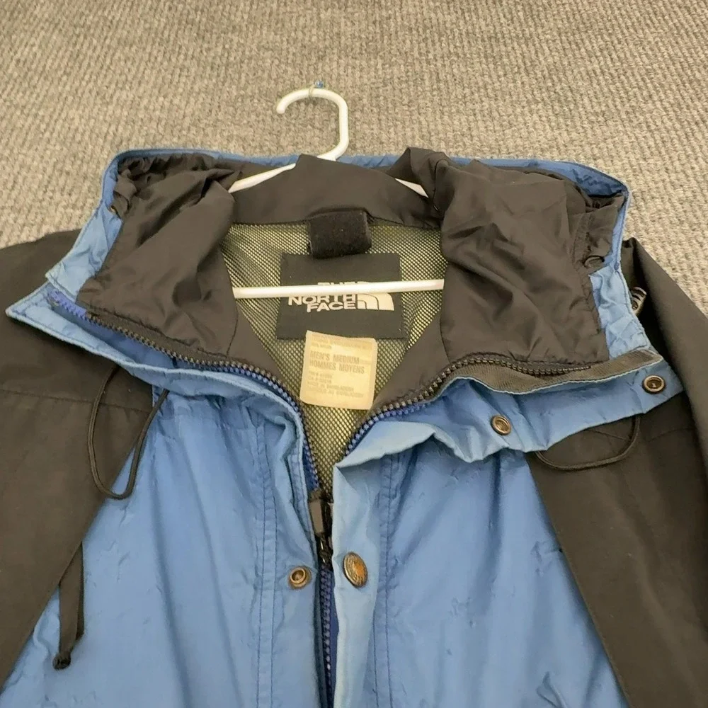 Vintage The North Face Jacket Mens M Blue Nylon Gore Tex Mountain Parka Gorpcore